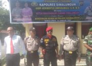 Perangi NARKOBA DAN TOGEL, KAPOLRES Simalungun adakan Kunjungan ke Polsek Saberlawan Sumatera Utara