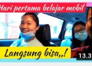 KURSUS MOBIL MANUAL Belajar Mobil hari pertama with Marissa And Ester || part1