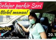 KURSUS cara parkir seri mobil manual mundur || with Marissa